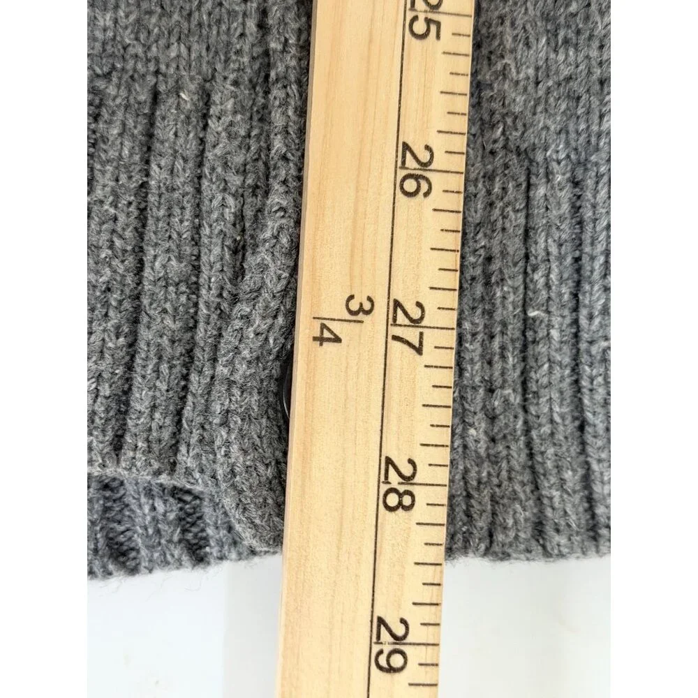 Banana Republic Shawl Cardigan Sweater Mens M Gray Wool Blend Academia‎ Grandpa